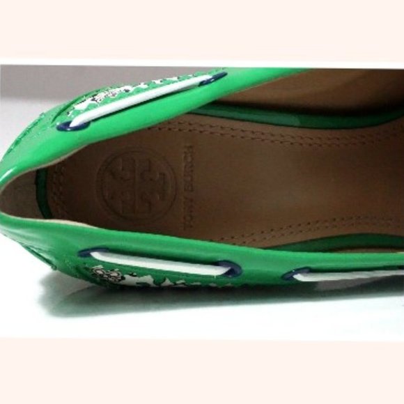 Tory Burch Garden Party Fisher 110mm Loafer Pump Size 7.5 - Picture 10 of 10